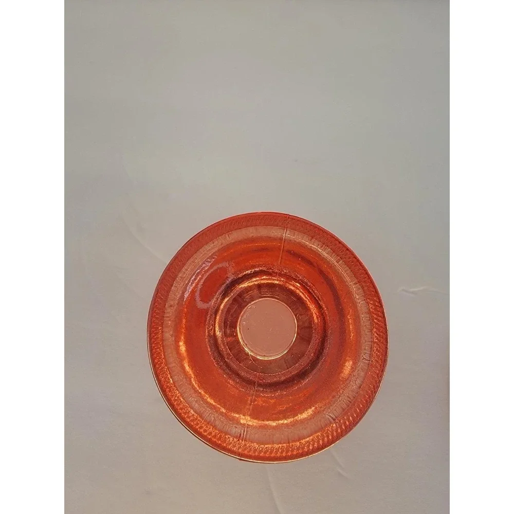 Vintage Avon Cape Cod Ruby Red Covered Candy Dish Pedestal Compote w/Lid 6